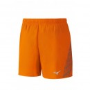 Mizuno Short Square Venture 5.5 Gris / Orange Running  Homme