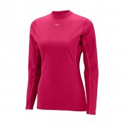 Mizuno T-shirt  Breath thermo col rond Rose Outdoor 