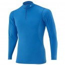 Mizuno T-shirt  Breath thermo col zippé Bleu Outdoor 