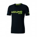 Mizuno T-shirt Heritage Jaune / Noir Running/Training Homme