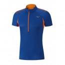 Mizuno T-shirt Mujin HZ Bleu / Orange Tennis Tennis Homme