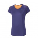 Mizuno T-shirt Mujin Tee Orange / Violet Trail Trail Femme